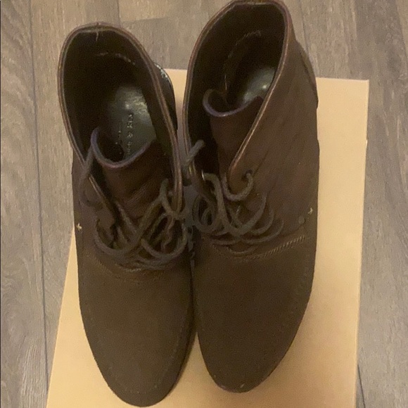 Rag & Bone Dolgan Ankle Boots Wedge Heels - Picture 4 of 6